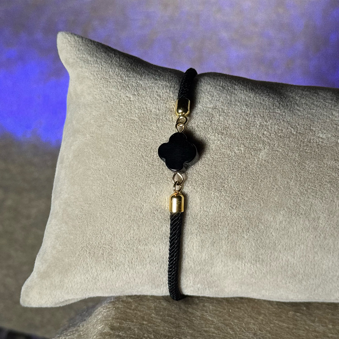 Gemour Obsidian Shield – Siyah Obsidyen Bileklik