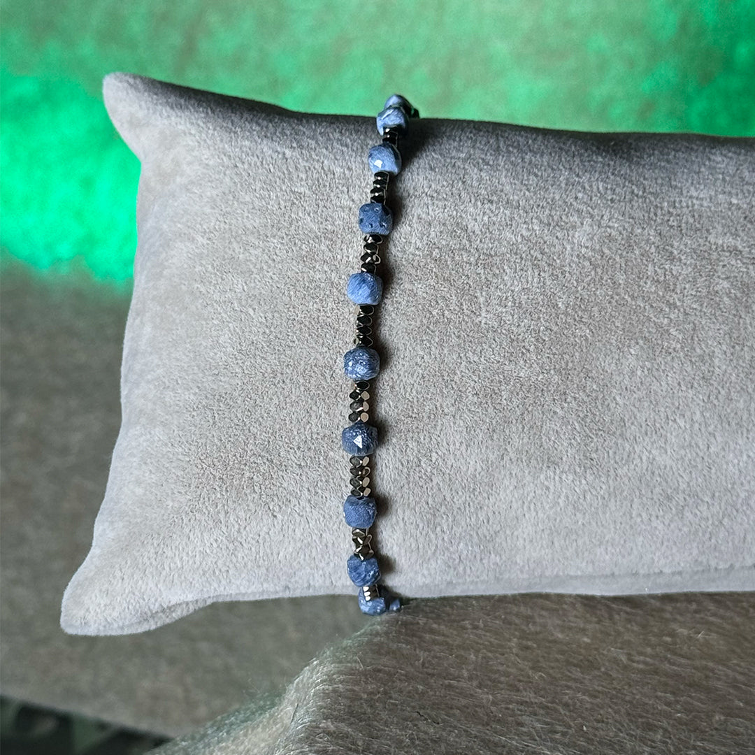 Gemour Blue Serenity – Mavi Akik Bileklik
